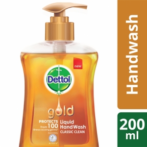 Dettol Handwash Gold Liquid Soap Pump