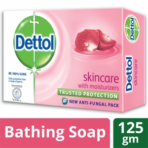 Dettol Soap Skincare Bathing Bar Soap 125gm