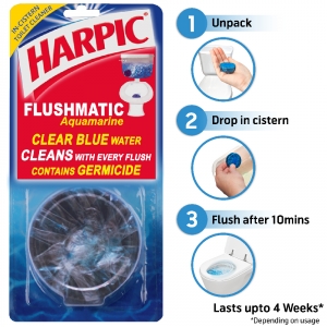 Harpic Flushmatic In-cistern Toilet Cleaner 50gm