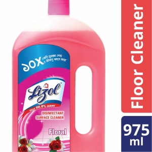 Lizol Floor Cleaner Floral Disinfectant Surface Cleaner 975ml