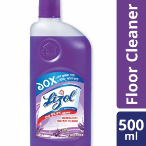 Lizol Floor Cleaner Lavender Disinfectant Surface Cleaner 500ml