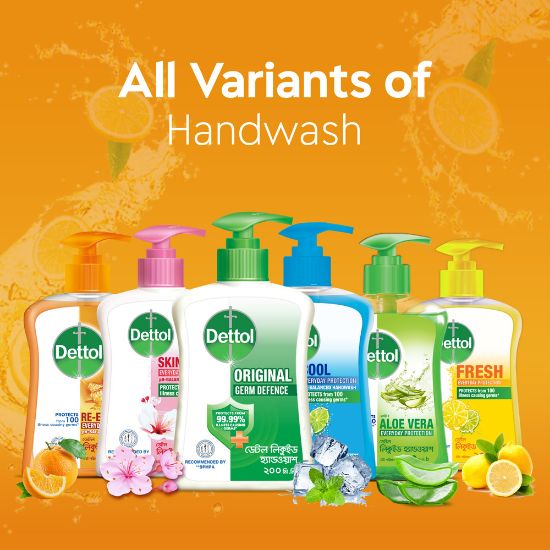 Picture of Dettol Handwash Re-energize 750ml Refill, pH-Balanced Liquid Soap formula