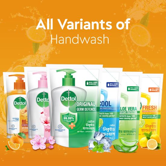 Picture of Dettol Handwash Refil 170ml X 2 Re-Energize, pH-Balanced Liquid Soap formula