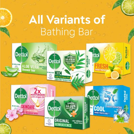 Picture of Dettol Soap Citrus Fresh 75gm Bathing Bar, Soap with Odour Protection