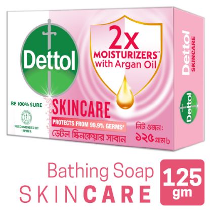 Picture of Dettol Soap Skincare 125gm Bathing Bar, Soap with Moisturizers