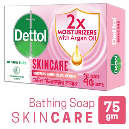 Picture of Dettol Soap Skincare 75gm Bathing Bar, Soap with Moisturizers