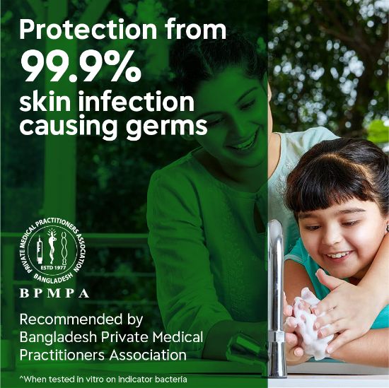 Picture of Dettol Soap Neem with Pure Neem Oil Bathing Shower Bar 125g, protects from 99.9% skin infection causing germs.