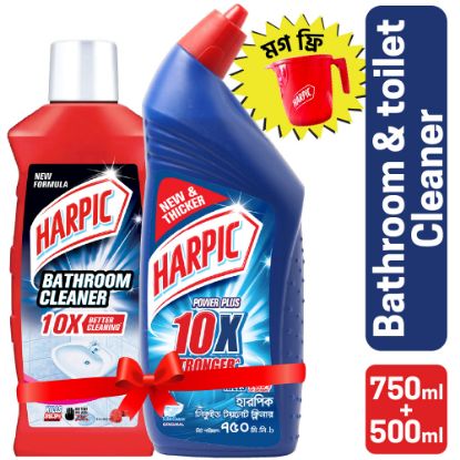Picture of Harpic Toilet and Bathroom Cleaner Manikjor Offer Mug Free