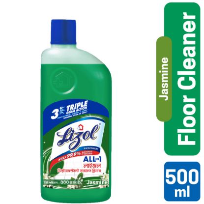 Picture of Lizol Disinfectant Floor & Surface Cleaner 500ml Jasmine, Kills 99.9% Germs