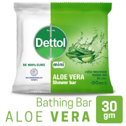 Picture of Dettol Mini Soap Aloe Vera 30g with Aloe Vera Extract